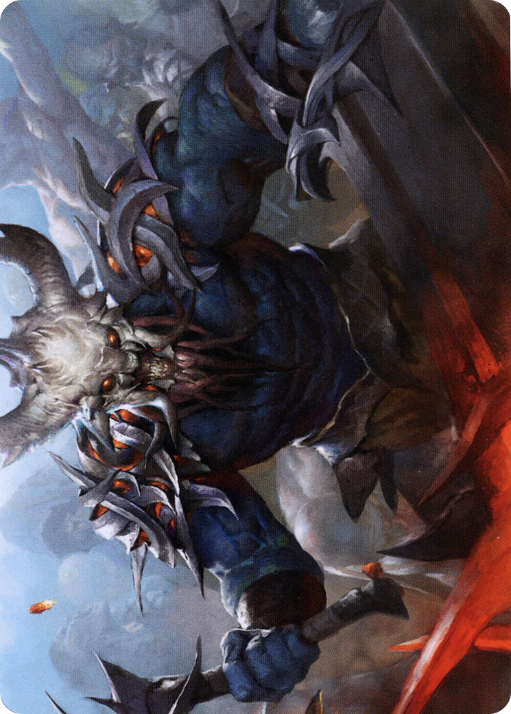 Frenzied Raider // Frenzied Raider (ASKHM-034) - Art Series: Kaldheim (Borderless) Foil