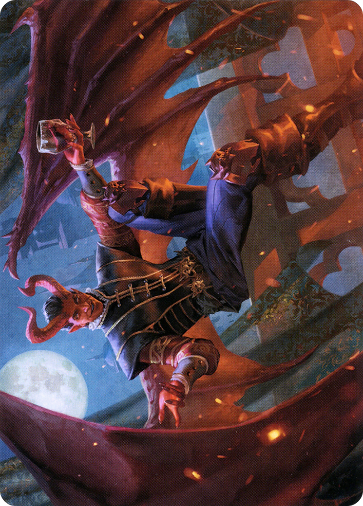 Raphael, Fiendish Savior // Raphael, Fiendish Savior (ACLB-040) - Battle for Baldur's Gate Art Series (Borderless) Foil
