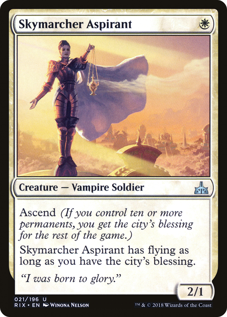 Skymarcher Aspirant (RIX-021) - Rivals of Ixalan Foil