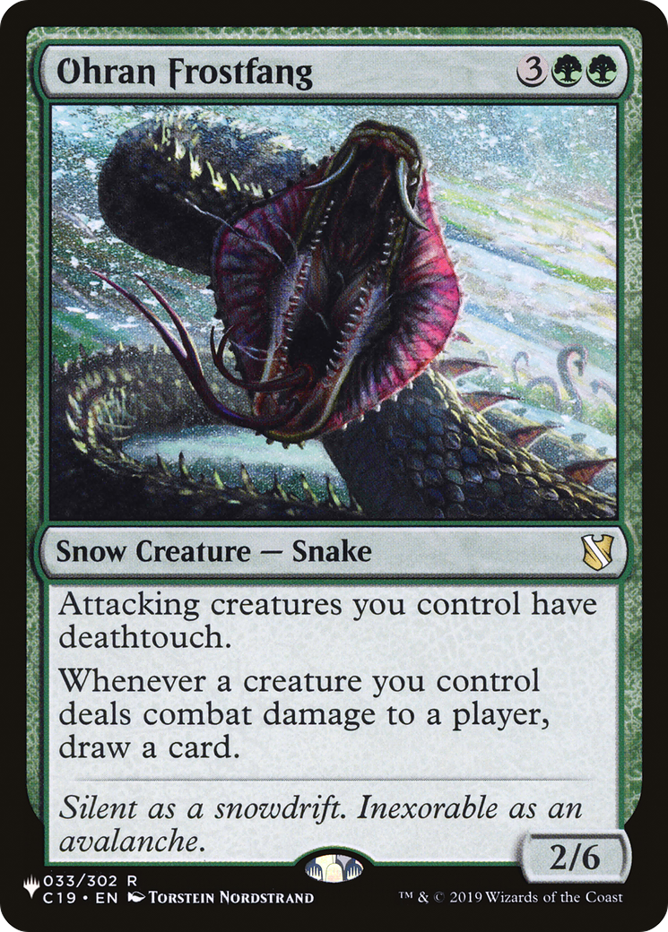 Ohran Frostfang (LIST-033/302) - The List