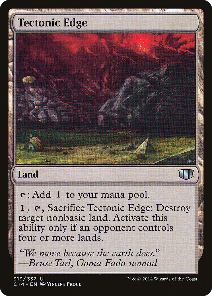 Tectonic Edge (C14-313) - Commander 2014
