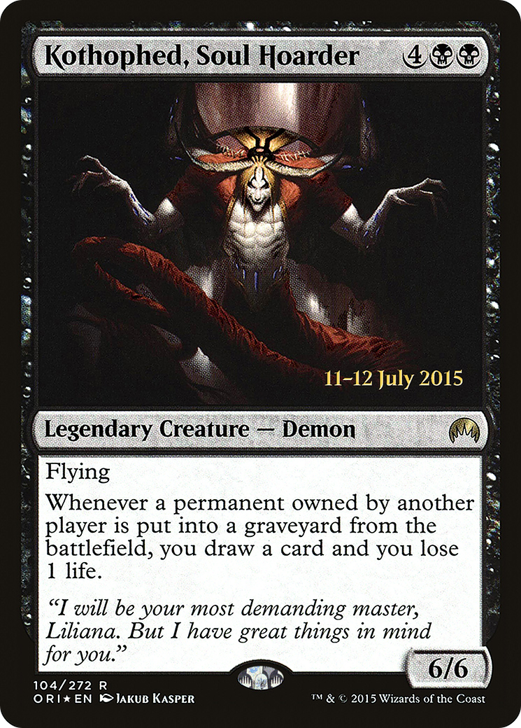 Kothophed, Soul Hoarder (PRE-104) - Magic Origins Promos Foil