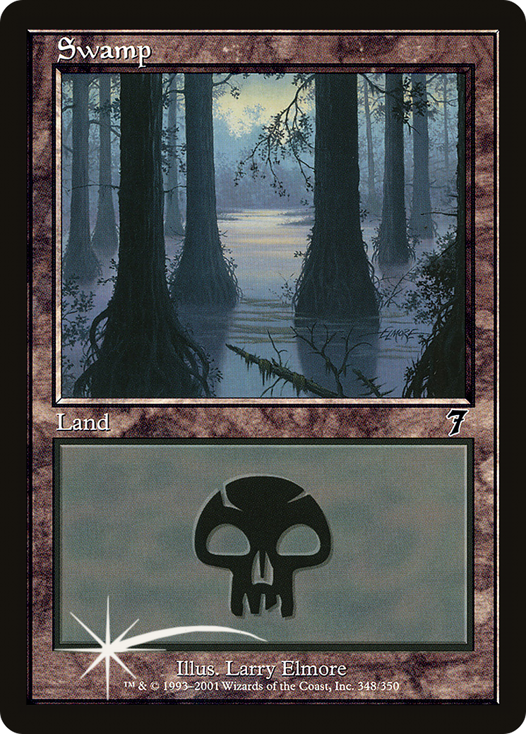 Swamp (348) (7ED-348) - 7th Edition Foil