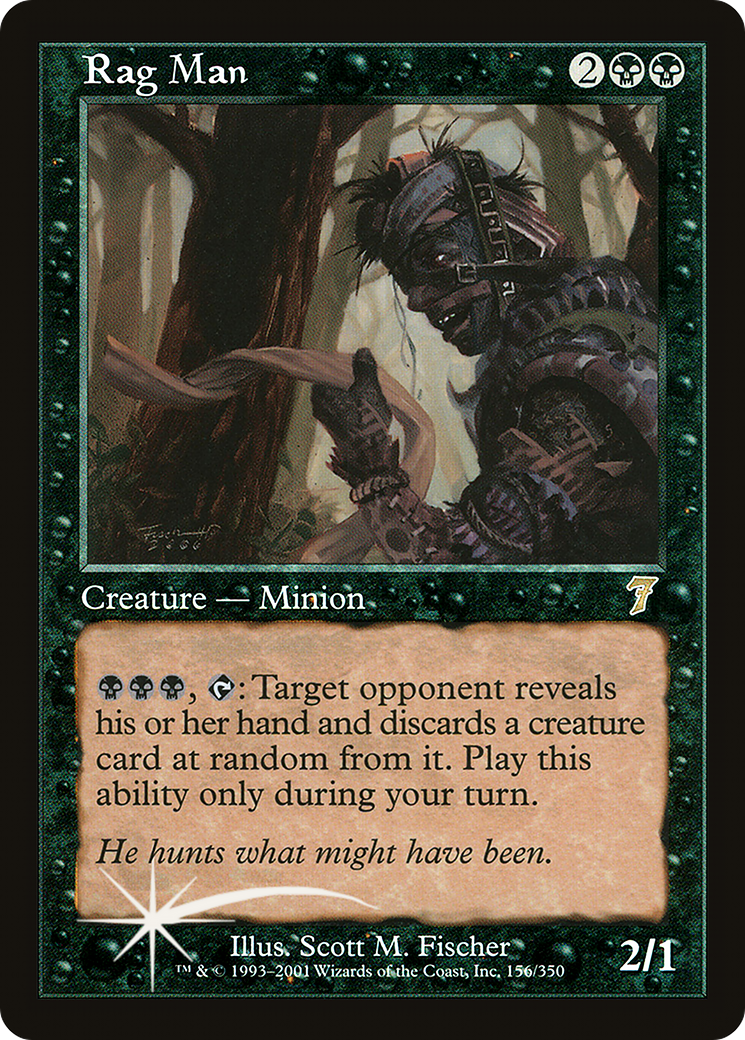 Rag Man (7ED-156) - 7th Edition Foil