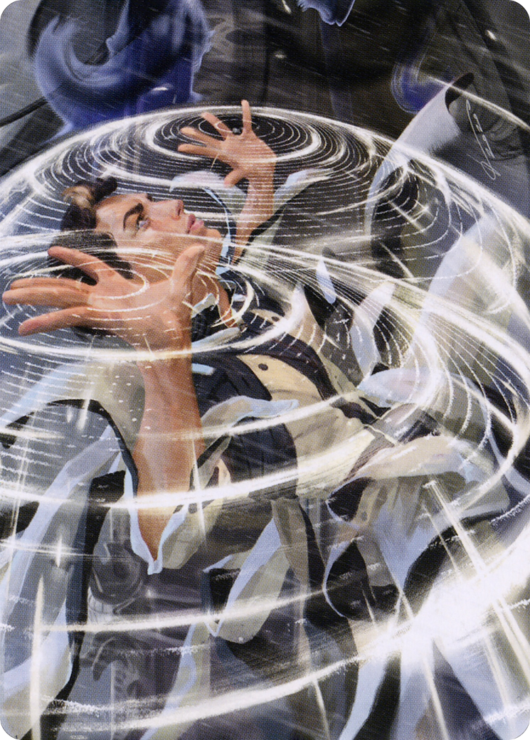 Selfless Glyphweaver // Selfless Glyphweaver (ASTX-039) - Strixhaven Art Series (Borderless) Foil