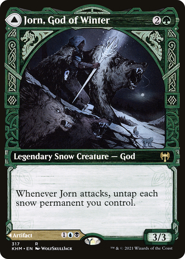 Jorn, God of Winter (Showcase) (KHM-317) - Kaldheim: (Showcase) Foil