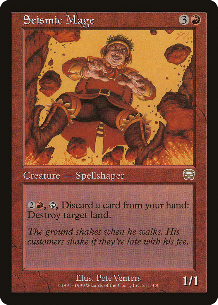 Seismic Mage (MMQ-211) - Mercadian Masques