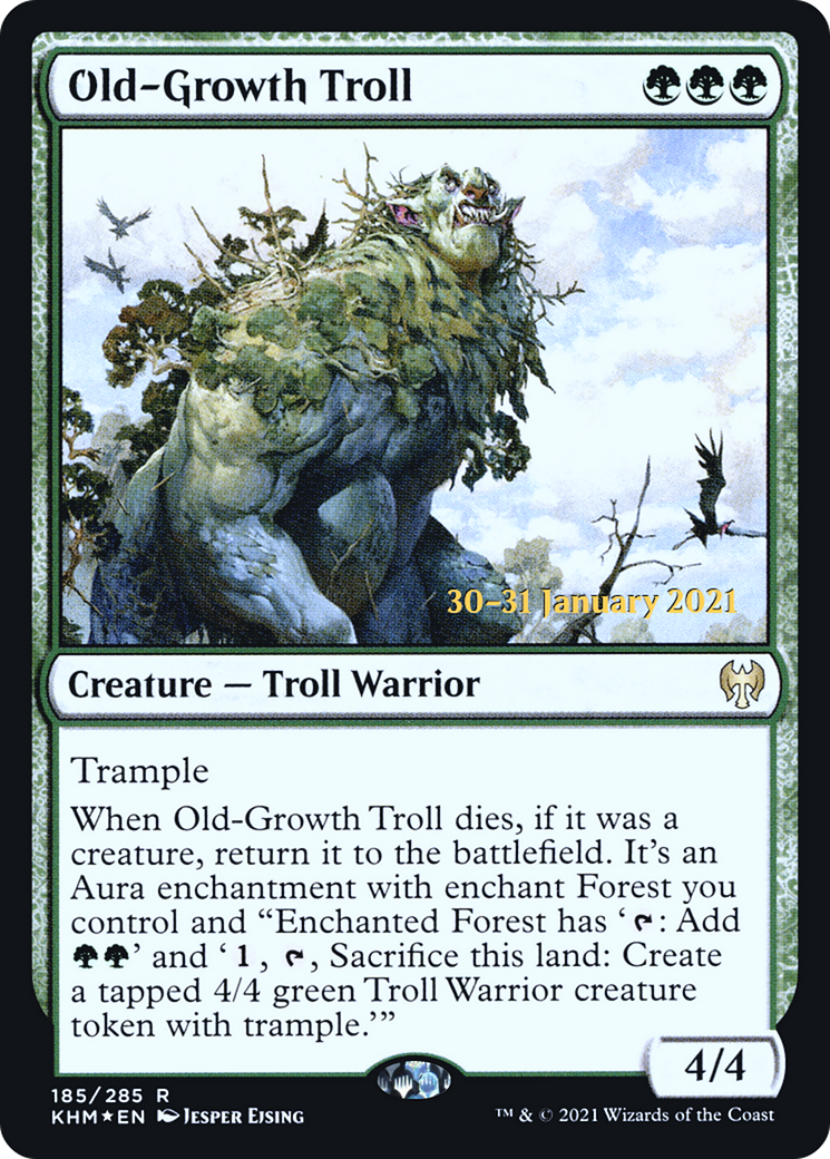 Old-Growth Troll (PRE-185) - Kaldheim Promos Foil
