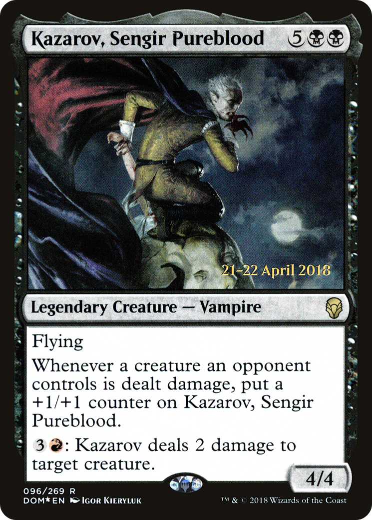 Kazarov, Sengir Pureblood (PRE-096) - Dominaria Promos Foil