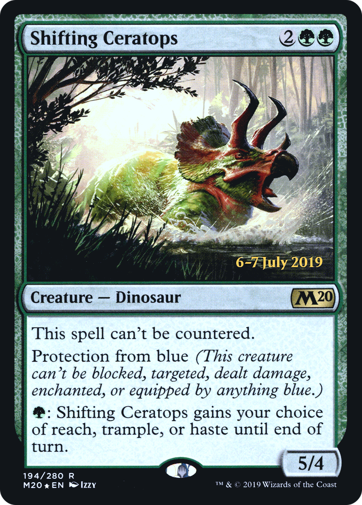 Shifting Ceratops (PRE-194) - Core Set 2020 Promos Foil