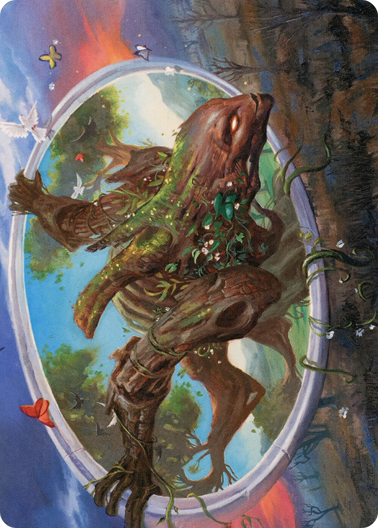 Gaea's Will // Gaea's Will (AMH2-038) - Modern Horizons 2 Art Series (Borderless) Foil