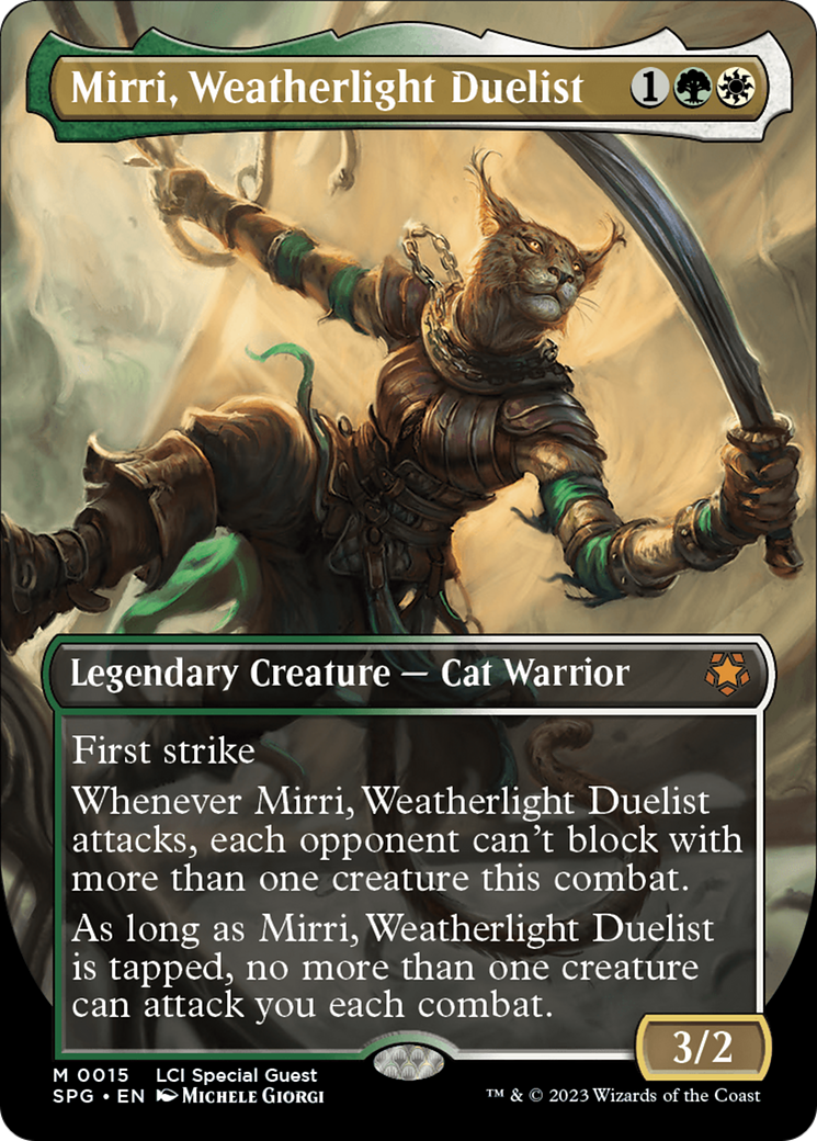 Mirri, Weatherlight Duelist (Borderless) (SPG-015) - Special Guests (Borderless) Foil