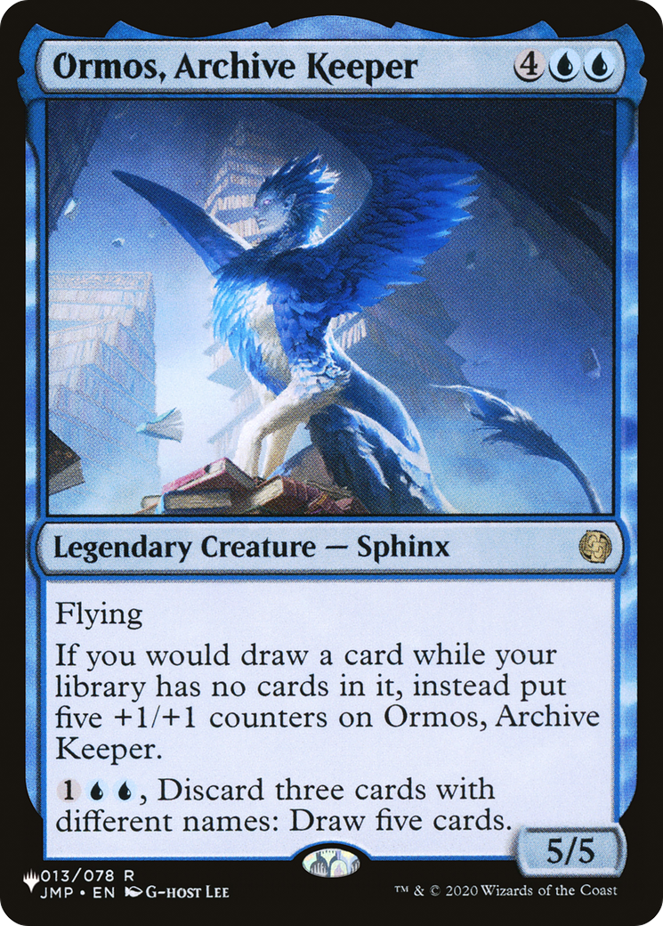 Ormos, Archive Keeper (LIST-013/078) - The List