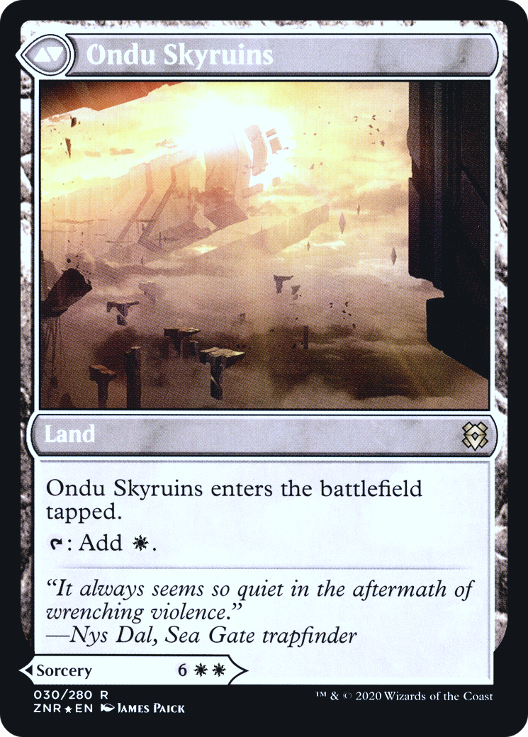 Ondu Inversion (PRE-030) - Zendikar Rising Promos Foil