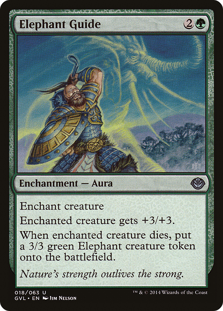 Elephant Guide (DD3-018) - Duel Decks Anthology: Garruk vs. Liliana