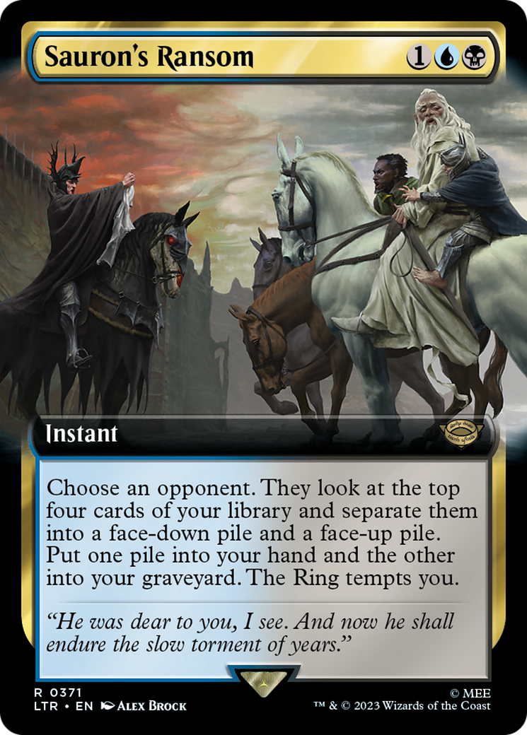 Sauron's Ransom (Extended Art) (LTR-371) - The Lord of the Rings: Tales of Middle-earth: (Extended Art)