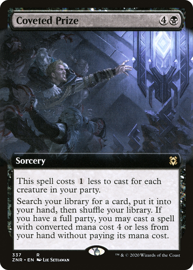 Coveted Prize (Extended Art) (ZNR-337) - Zendikar Rising: (Extended Art) Foil