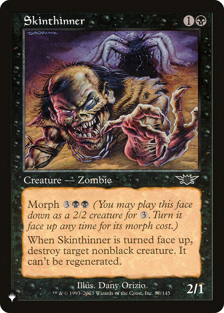 Skinthinner (LIST-80/145) - The List