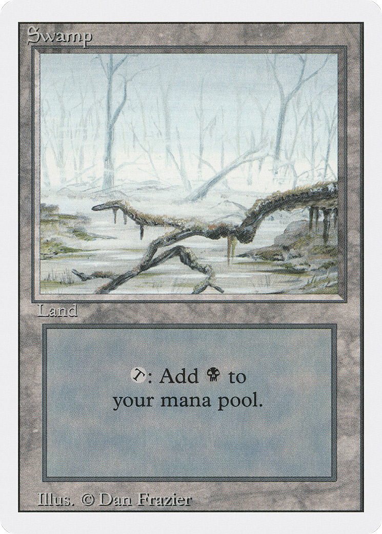 Swamp (A) (3ED-299) - Revised Edition
