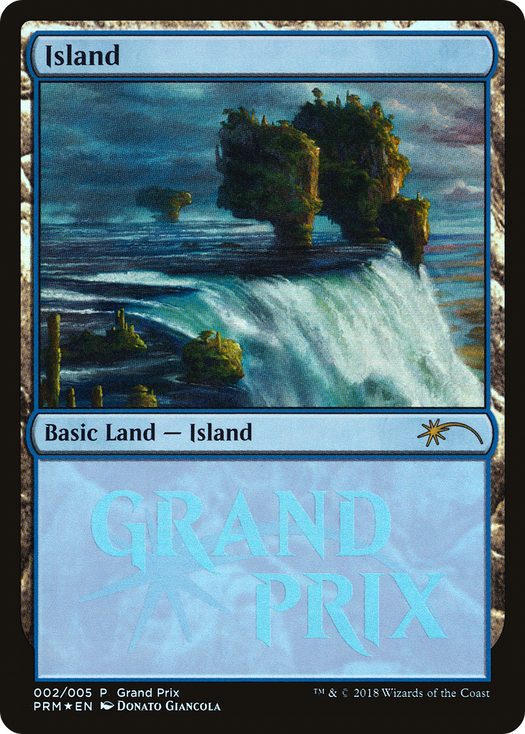 Island (GPP-002) - Grand Prix Promos Foil