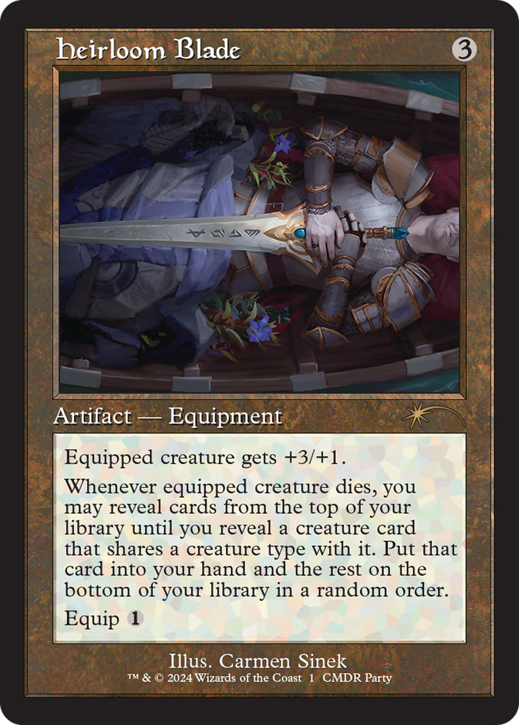 Heirloom Blade (Retro Frame) (WPN-001) - Wizards Play Network 2024