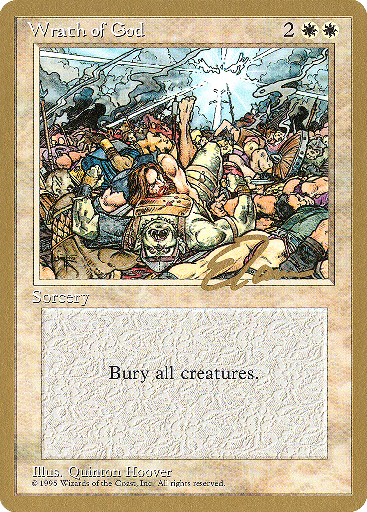 Wrath of God - 1996 Eric Tam (4ED) (WCD-) - Pro Tour Collector Set