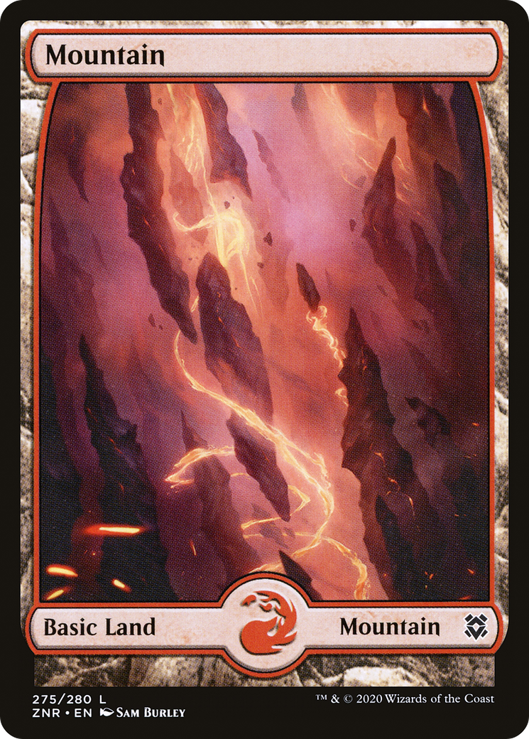 Mountain (275) - Full Art (ZNR-275) - Zendikar Rising: (Full Art)