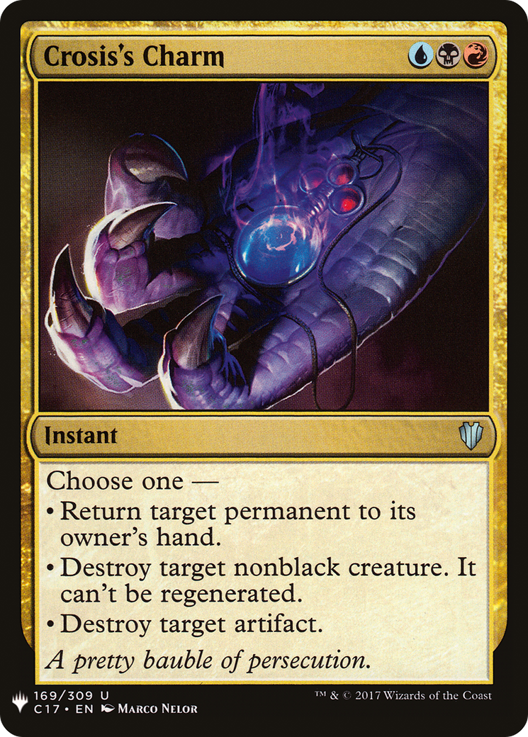 Crosis's Charm (LIST-169) - The List