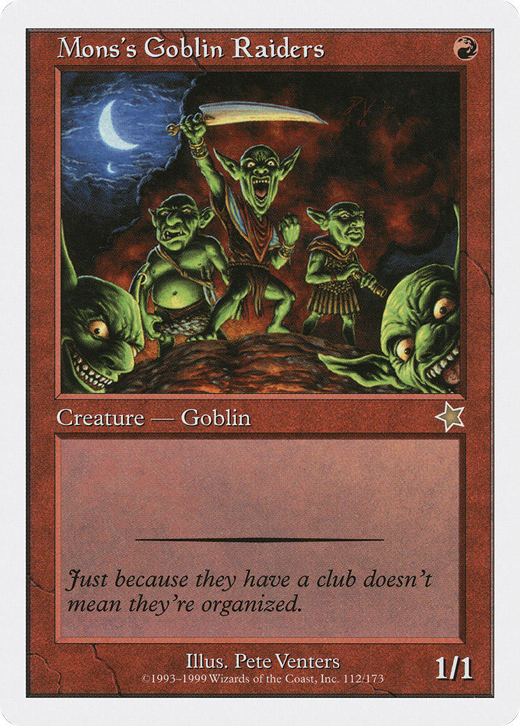 Mons's Goblin Raiders (S99-112) - Starter 1999
