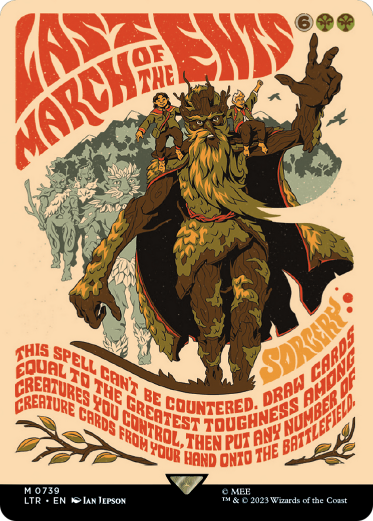 Last March of the Ents (Borderless Poster) (LTR-739) - The Lord of the Rings: Tales of Middle-earth (Borderless)
