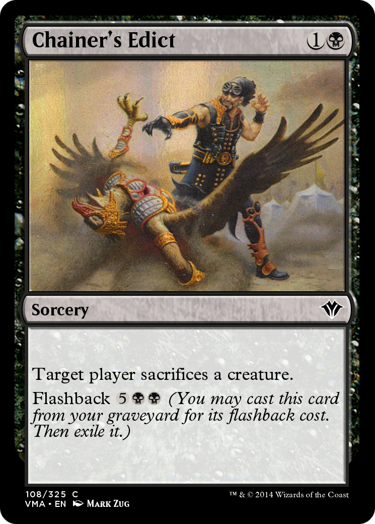 Chainer's Edict (VMA-108) - Vintage Masters Foil
