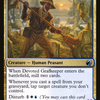 Devoted Grafkeeper (MID-218) - Innistrad: Midnight Hunt: (Double Faced Transform) Foil