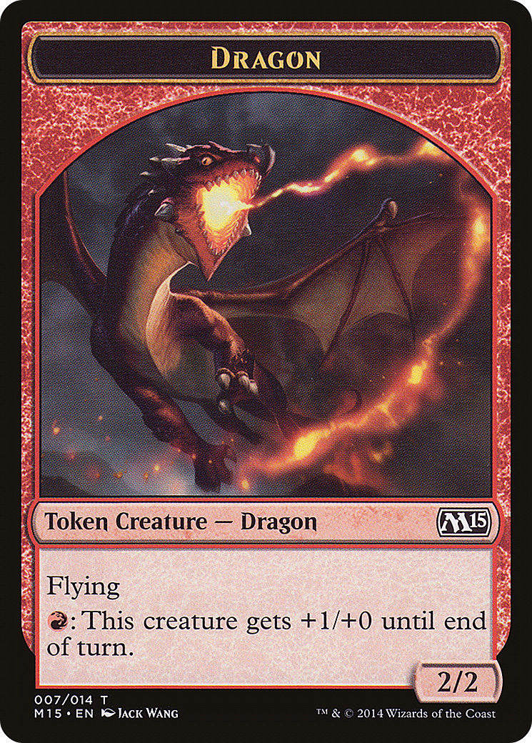 Dragon Token (M15-007) - Magic 2015 Tokens