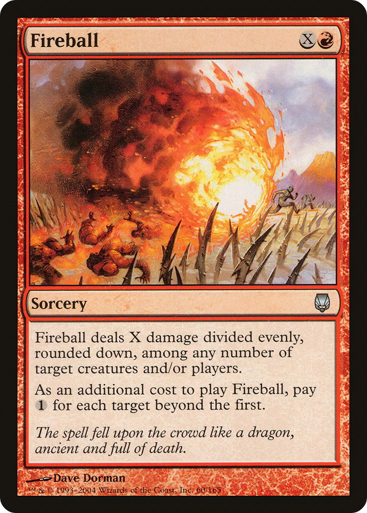 Fireball (DST-060) - Darksteel Foil