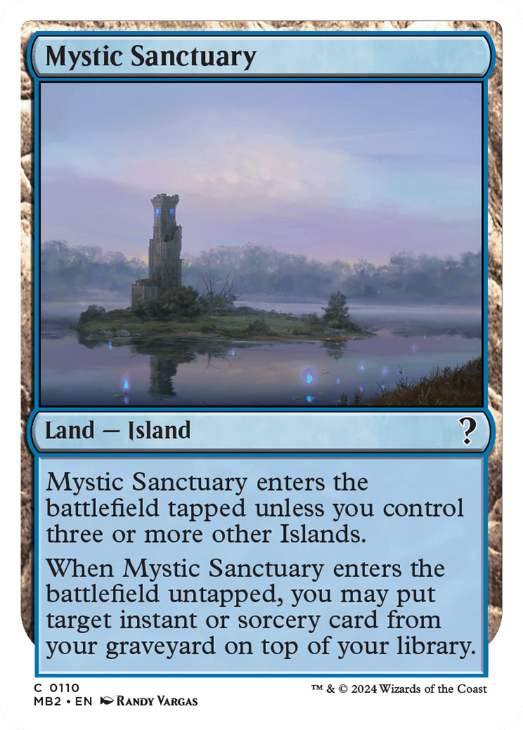 Mystic Sanctuary (White Border) (MB2-110) - Mystery Booster 2