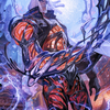 Tezzeret, Betrayer of Flesh // Tezzeret, Betrayer of Flesh (ANEO-054) - Neon Dynasty Art Series (Borderless)