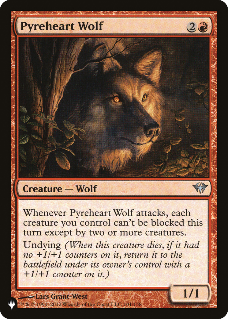 Pyreheart Wolf (LIST-101/158) - The List