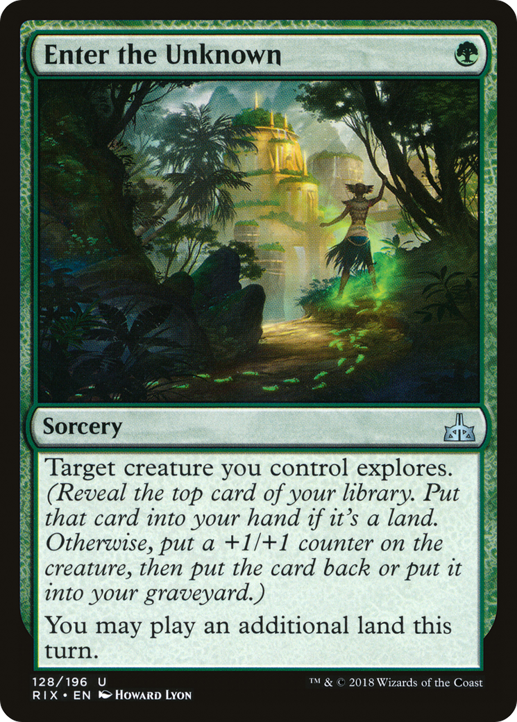 Enter the Unknown (RIX-128) - Rivals of Ixalan Foil