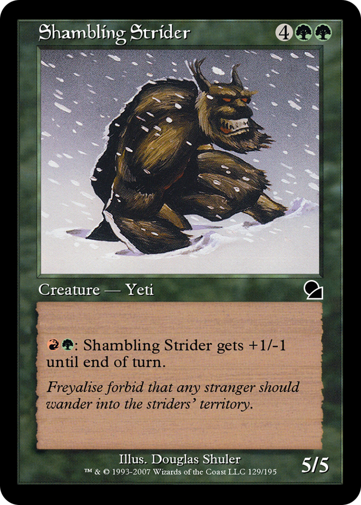 Shambling Strider (ME1-129) - Masters Edition Foil