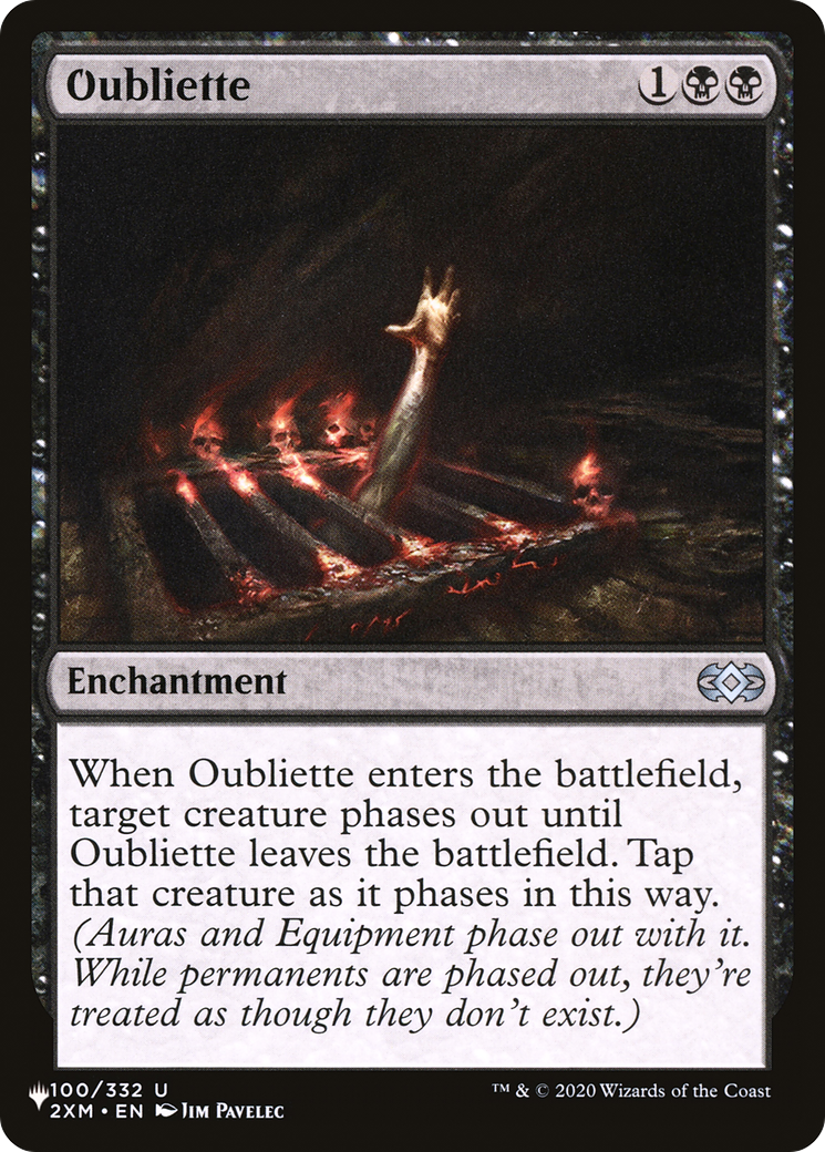 Oubliette (LIST-100/332) - The List