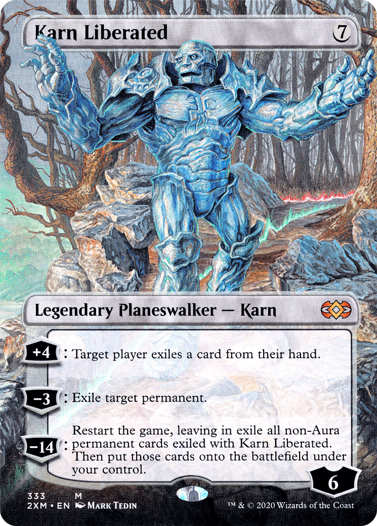 Karn Liberated (Borderless) (2XM-333) - Double Masters (Borderless)