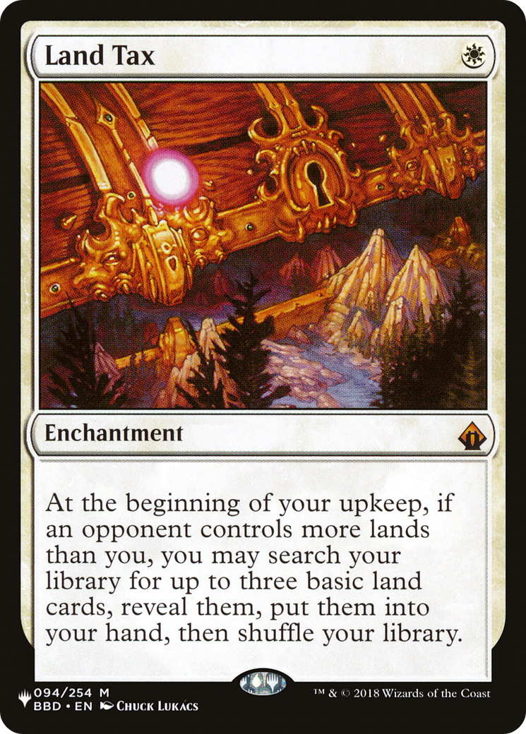 Land Tax (LIST-094/254) - The List