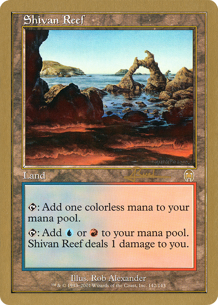 Shivan Reef - 2001 Antoine Ruel (APC) (WCD-) - World Championship Decks 2001