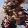 Knight of Dawn's Light // Knight of Dawn's Light (ADMU-010) - Dominaria United Art Series (Borderless)