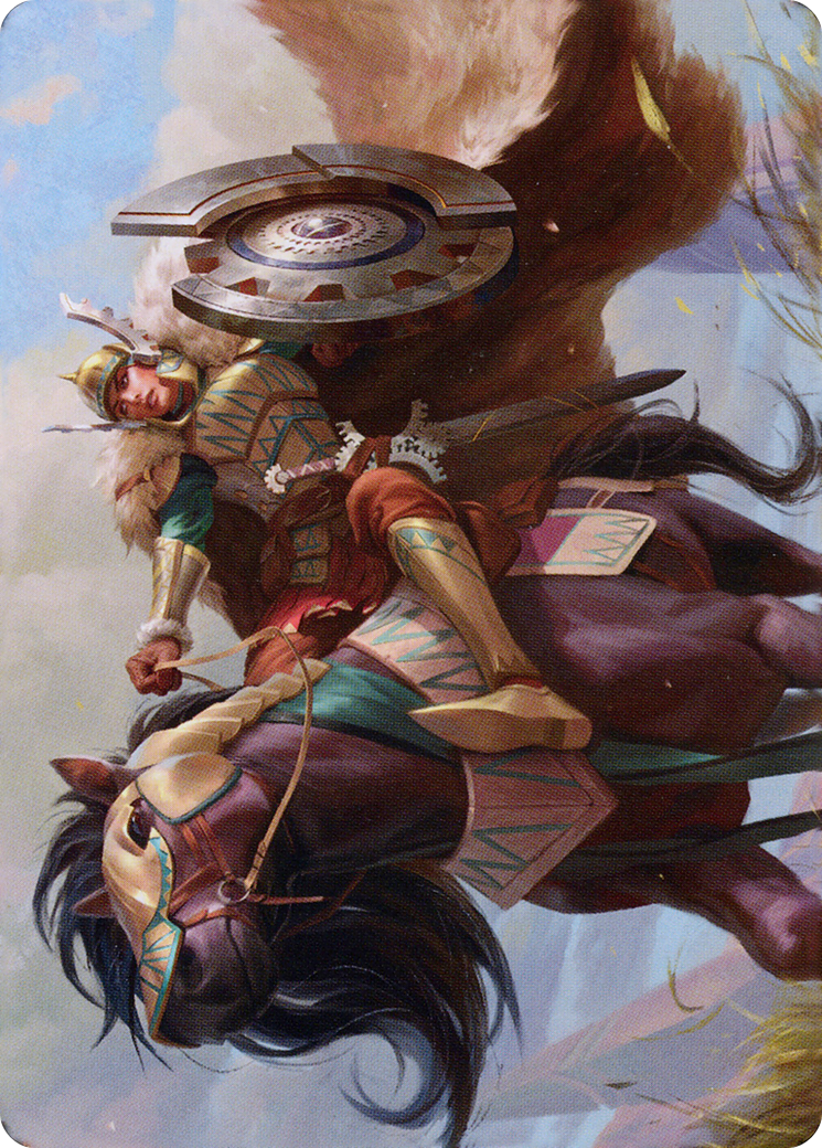 Knight of Dawn's Light // Knight of Dawn's Light (ADMU-010) - Dominaria United Art Series (Borderless)