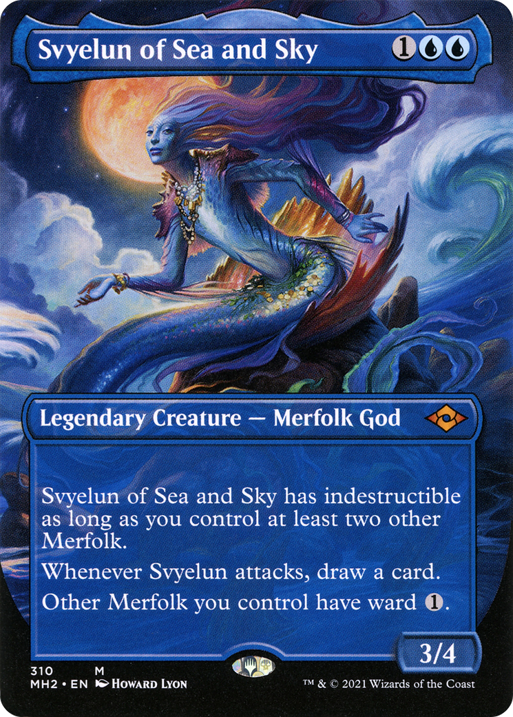 Svyelun of Sea and Sky (Borderless) (MH2-310) - Modern Horizons 2 (Borderless) Foil