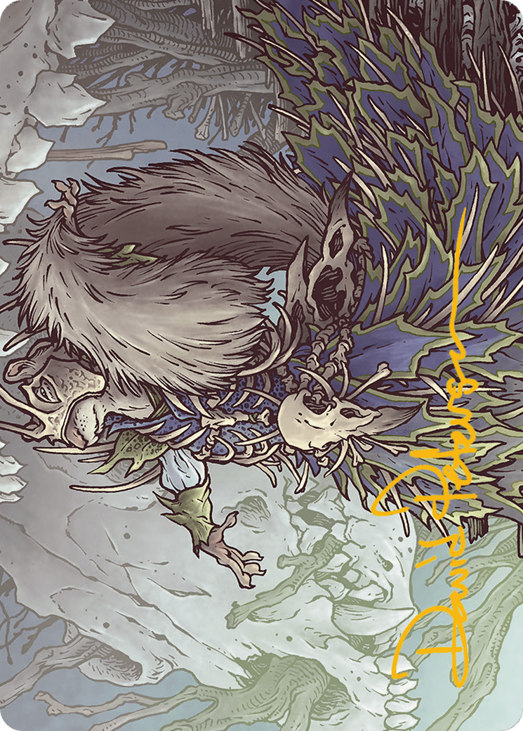 Camellia, the Seedmiser // Camellia, the Seedmiser (ABLB-047) - Bloomburrow Art Series (Borderless) Foil