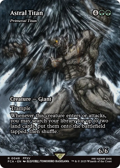 Astral Titan - Primeval Titan (Showcase) (FCA-048) - FINAL FANTASY: Through the Ages / Astral Titan (Borderless)