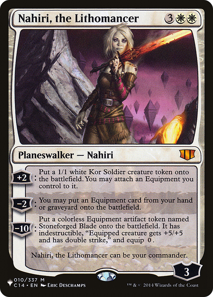 Nahiri, the Lithomancer (LIST-010/337) - The List