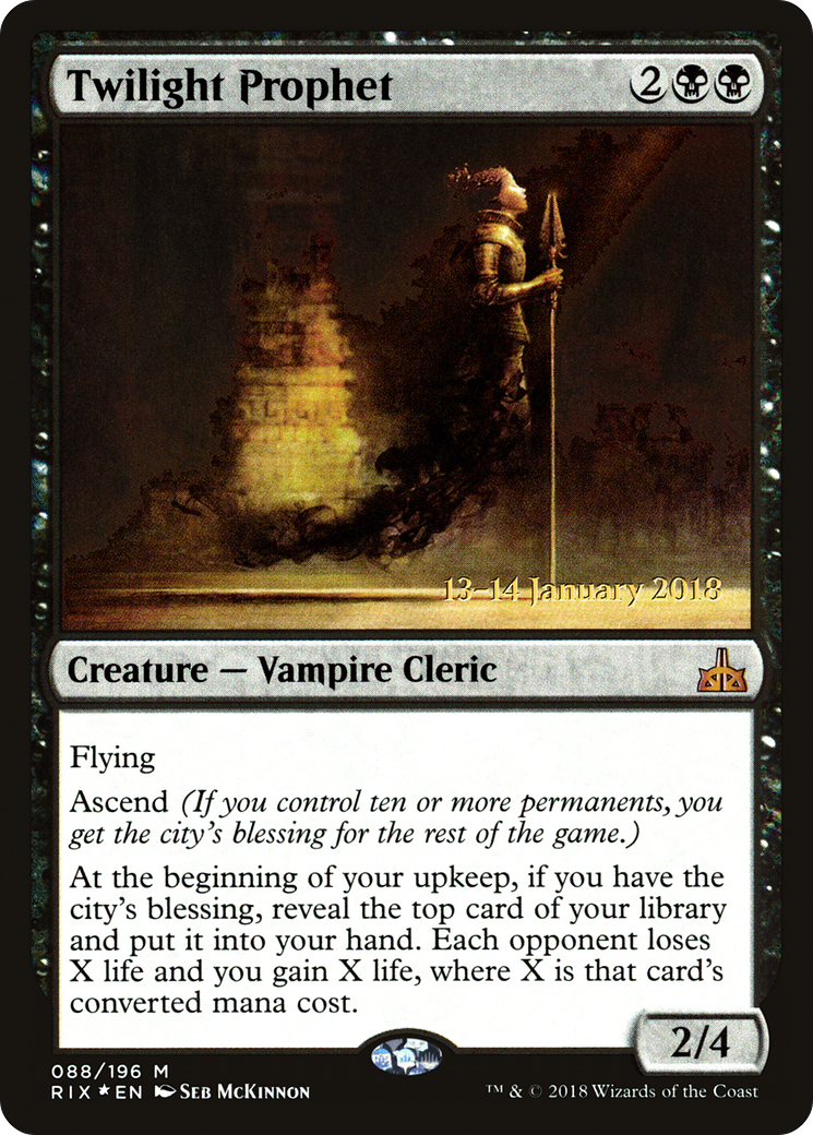 Twilight Prophet (PRE-088) - Rivals of Ixalan Promos Foil